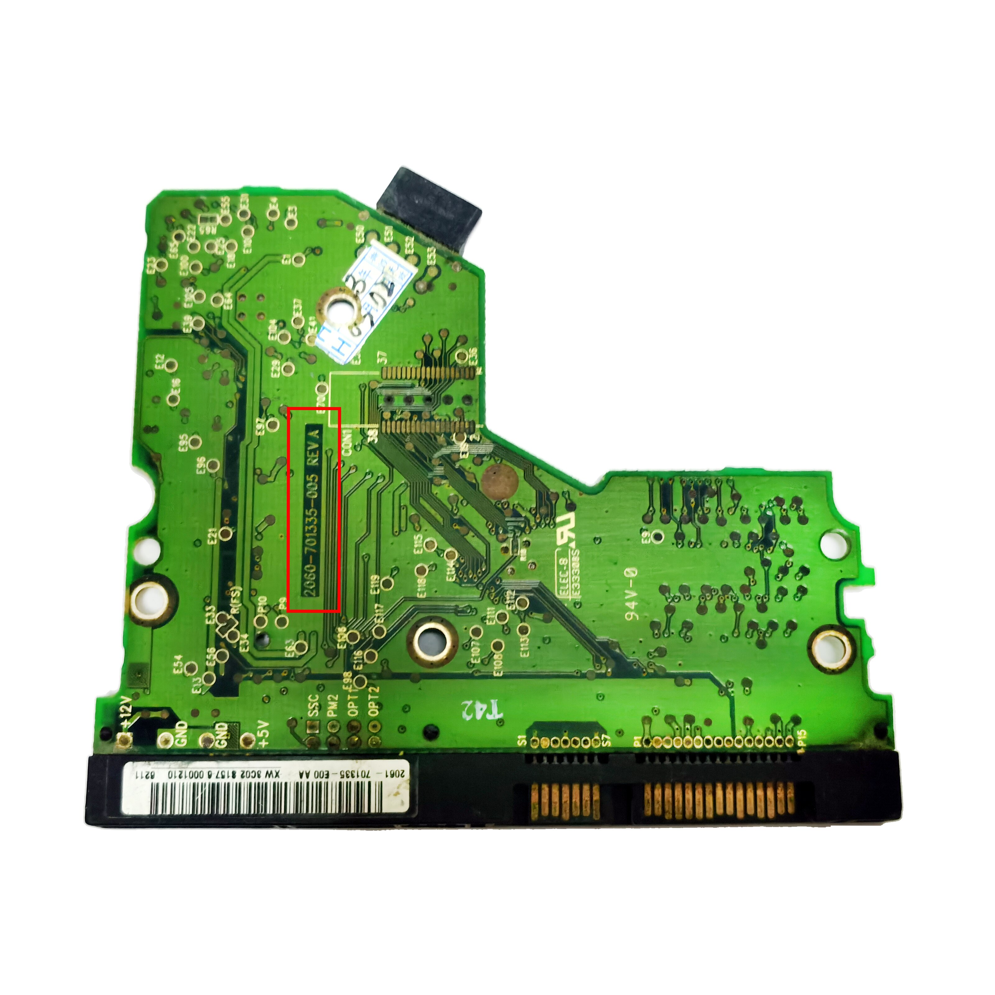 

HDD PCB 2060-701335-005 REV A для WD 3,5 SATA восстановление данных жесткого диска 2060-701335-005