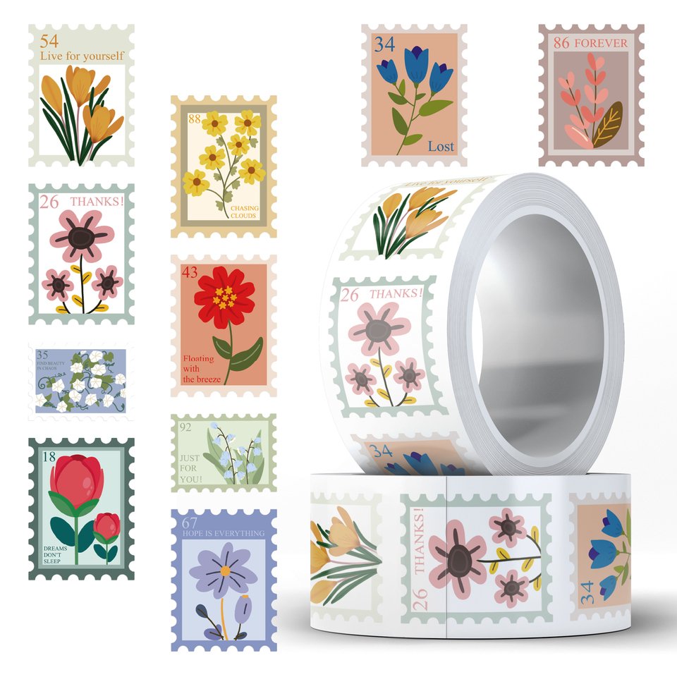 

Виниловые наклейки Cute Cartoon Flowers 500 шт.