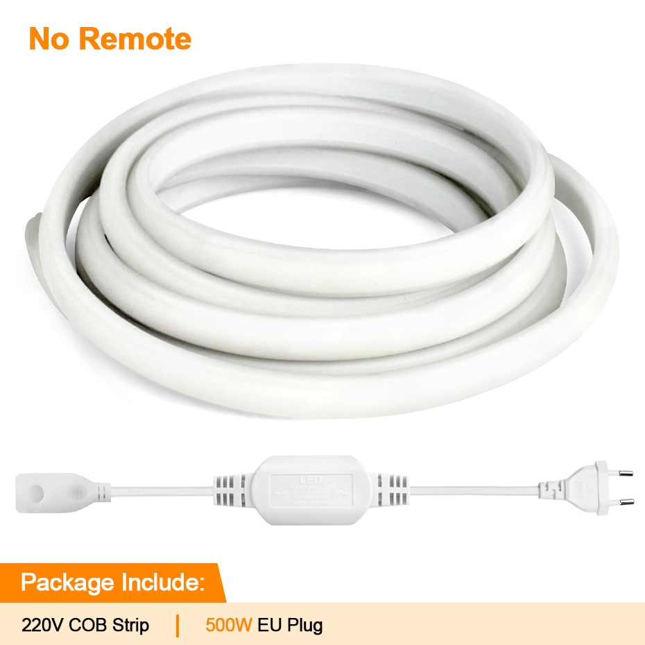 

YEMEKE Светодиодная лента 220В COB 288LED/м