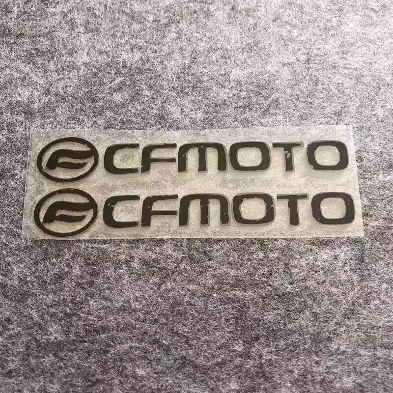 

Наклейка для мотоцикла CFMOTO, 2 шт., декоративная виниловая пленка из углеродного волокна, водонепроницаемая фотопленка для CFMOTO
