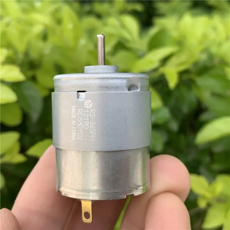 

MABUCHI RS-365PH-12190 Электродвигатель с угольной щёткой DC 6V 12V 18V 24V 2200RPM-9000RPM для теплового пистолета/массажера/сушилки для волос