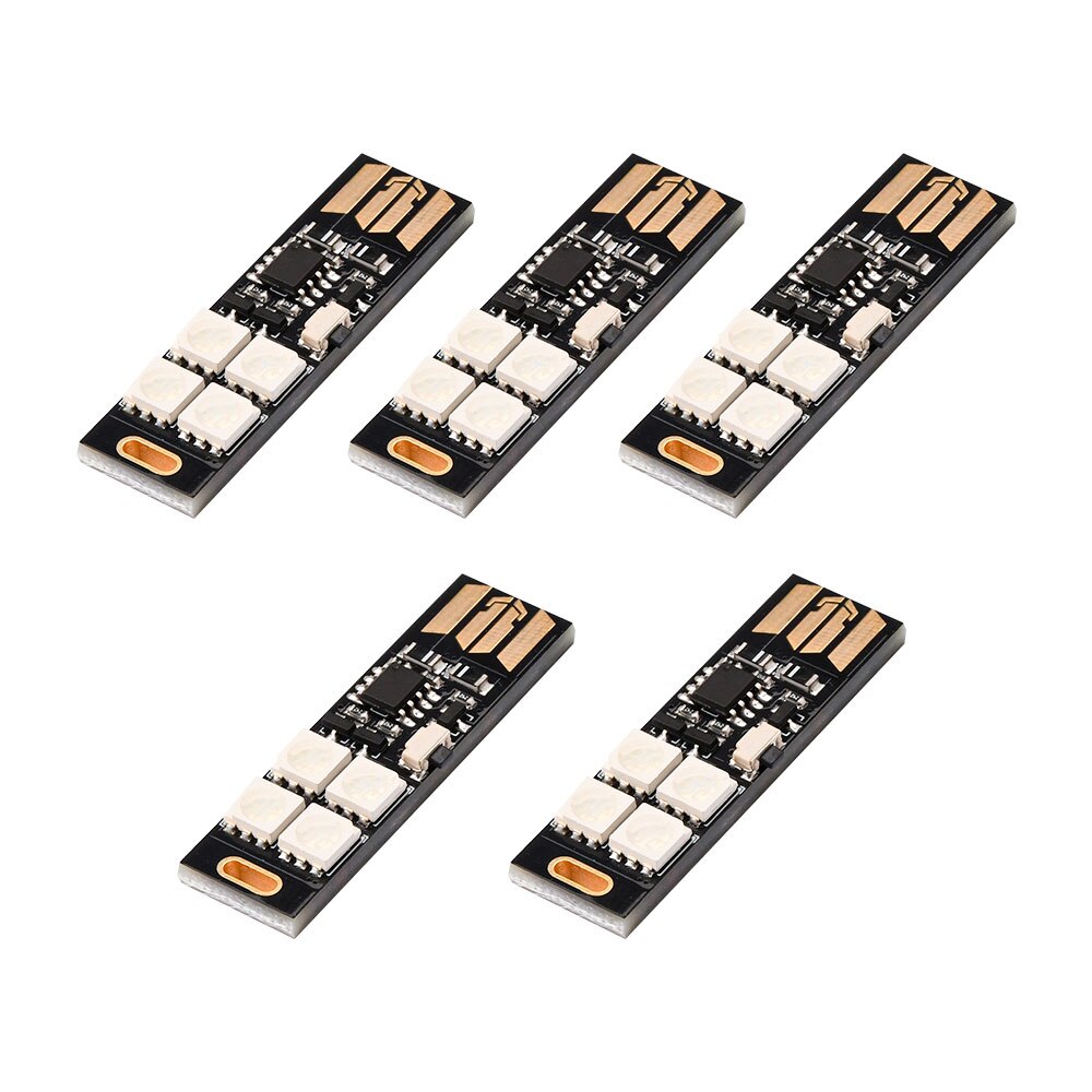 

USB-лампа с разными цветами, 7 цветов, 5050 RGB, 4 светодиода
