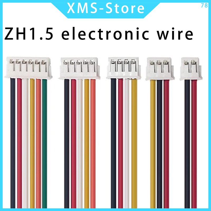 

Разъемы JST ZH1.5 1.5 мм 2/3/4/5/6/7/8/9/10/12 Pin 28AWG