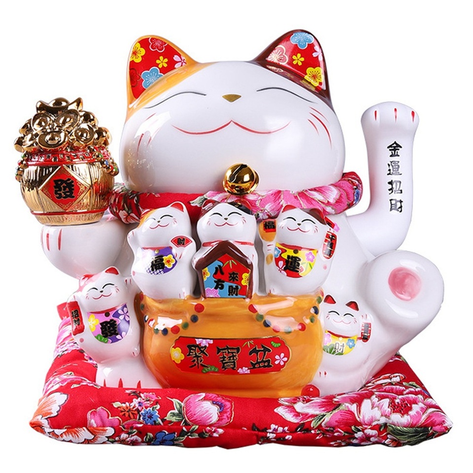 

Керамическая манящая кошка Maneki Neko Lucky Cat