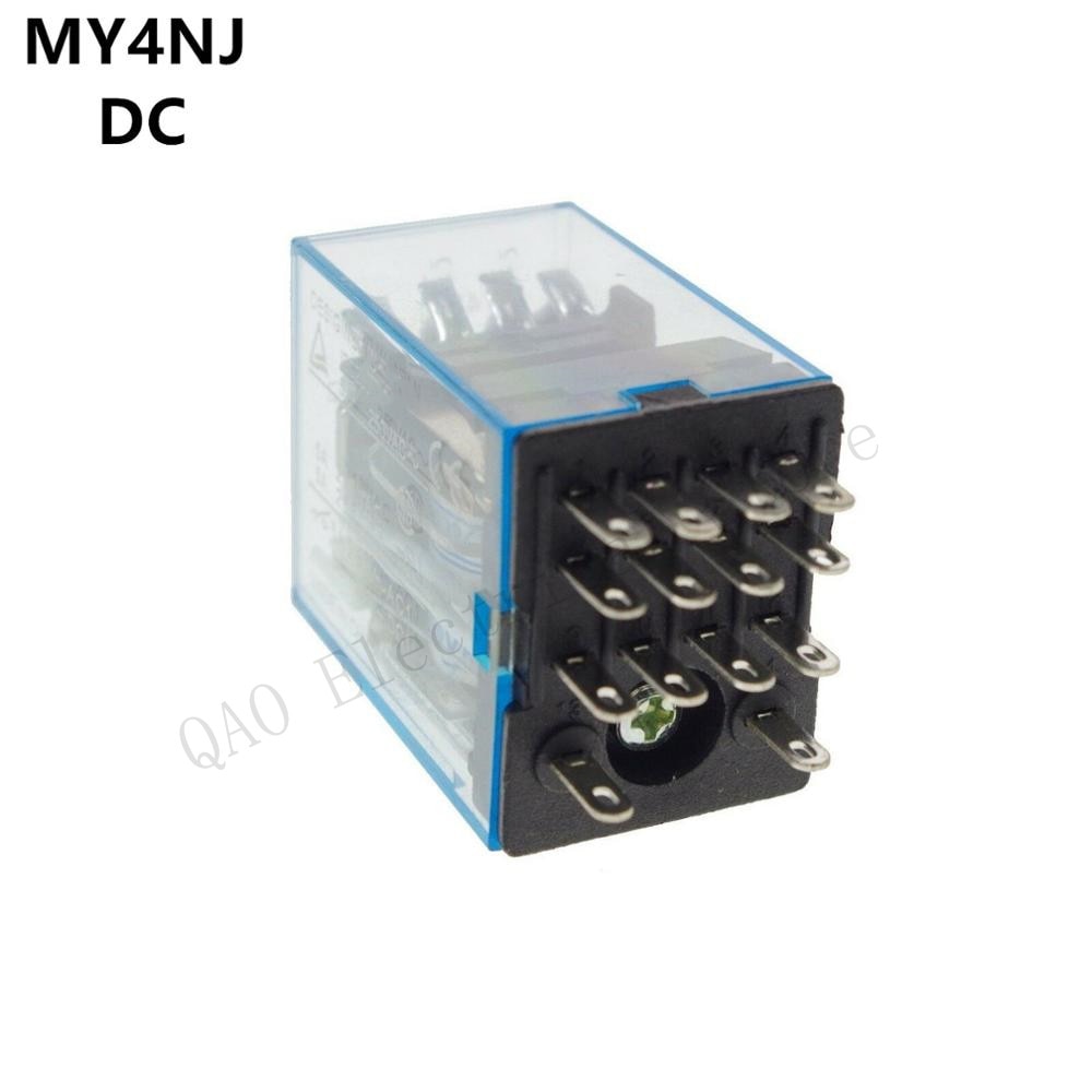 

Реле MY4NJ катушка светодиодный индикатор 14 pin терминал DC12V 24V 36V 48V 110V 220V