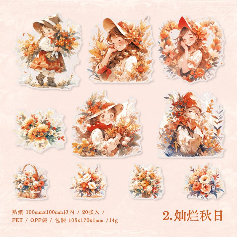 

Kawaii наклейки для скрапбукинга Amengguo 20 шт.