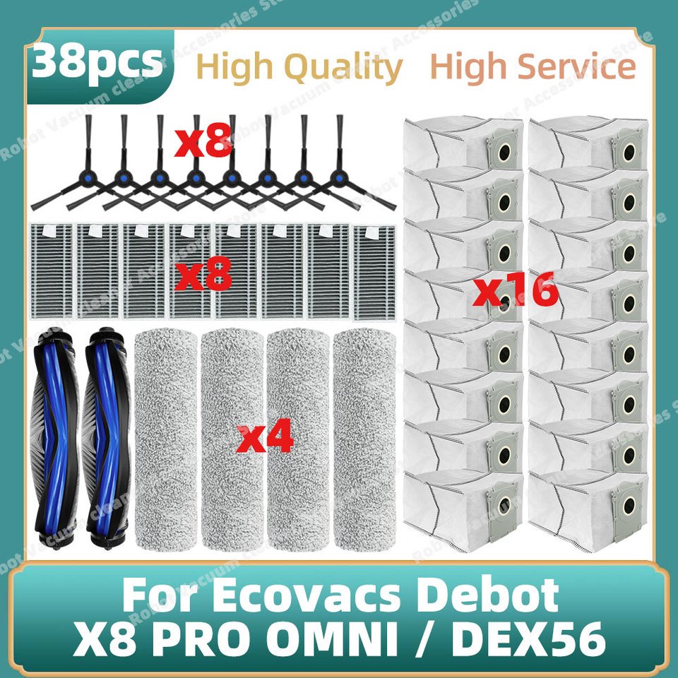 

Аксессуары для Ecovacs Debot X8 PRO OMNI / DEX56