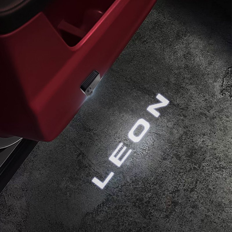 

1/2 шт. для LEON 5F MK2 MK3 Автомобильный логотип, беспроводная связь, Автомобильный Дверной проектор
