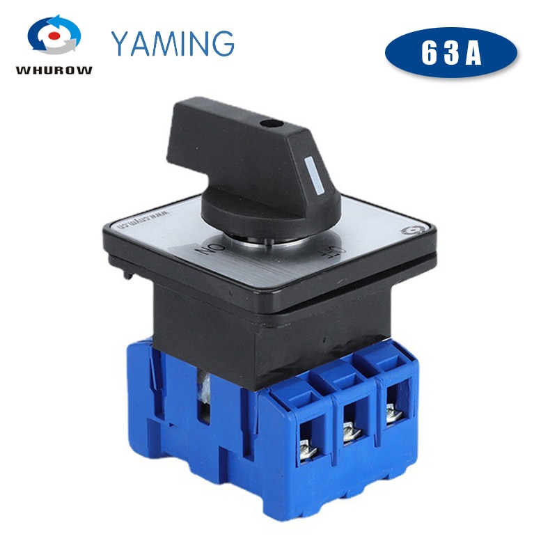

YMD11-63T ВКЛ./ВЫКЛ. 690 В 63 А серебристый контакт 3 фазы 3 P поворотный переключатель кулачковый переключатель прерыватель изолятор отсоединяющий переключатель
