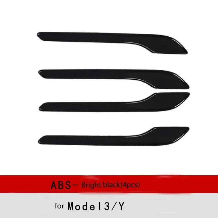 

Для Tesla Model 3 Y углеродное волокно ABS Стайлинг прочные аксессуары model3 2023 Защитная Наклейка на дверную ручку автомобиля