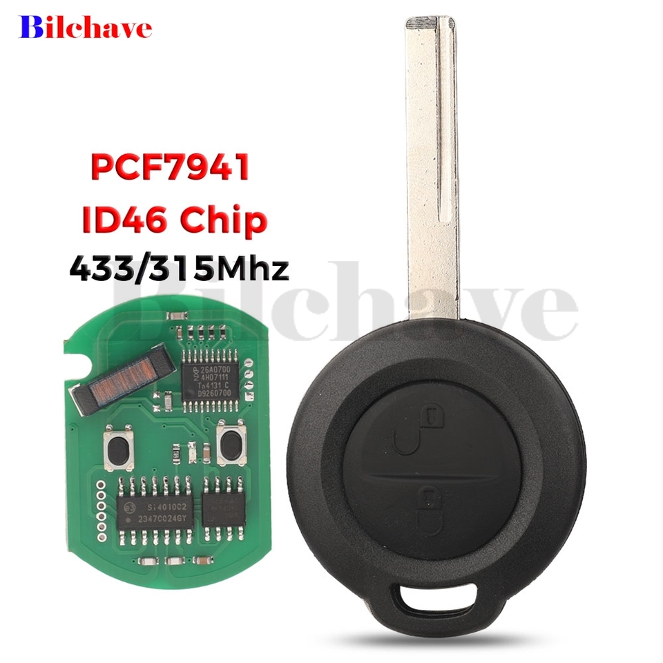 

Jingyuqin 315/433 МГц ID46 PCF7941 Дистанционный Ключ От Автомобиля С 2 Кнопками Для Mitsubishi Colt 2002-2012 Cabriolet 2006...