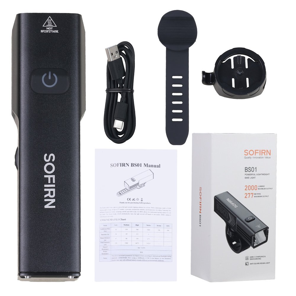 

Sofirn BS01 Фонарь для велосипеда 2000lm