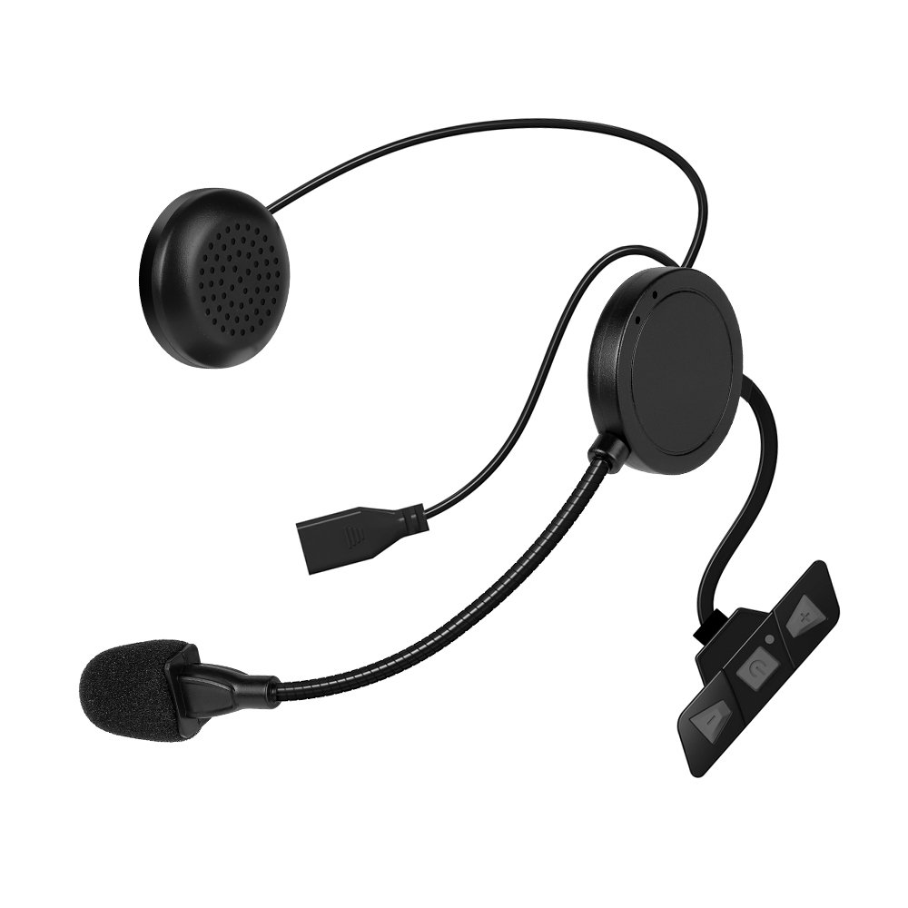 

Bluetooth-гарнитура для мотоциклетного шлема с шумоподавлением и микрофоном