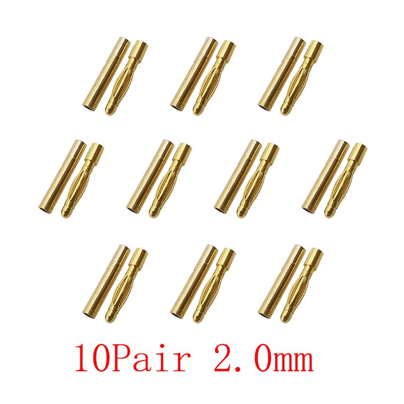 

Разъемы для батарей LOCHEUK Bullet Banana Plug Connector 2.0/3.0/3.5/4.0mm