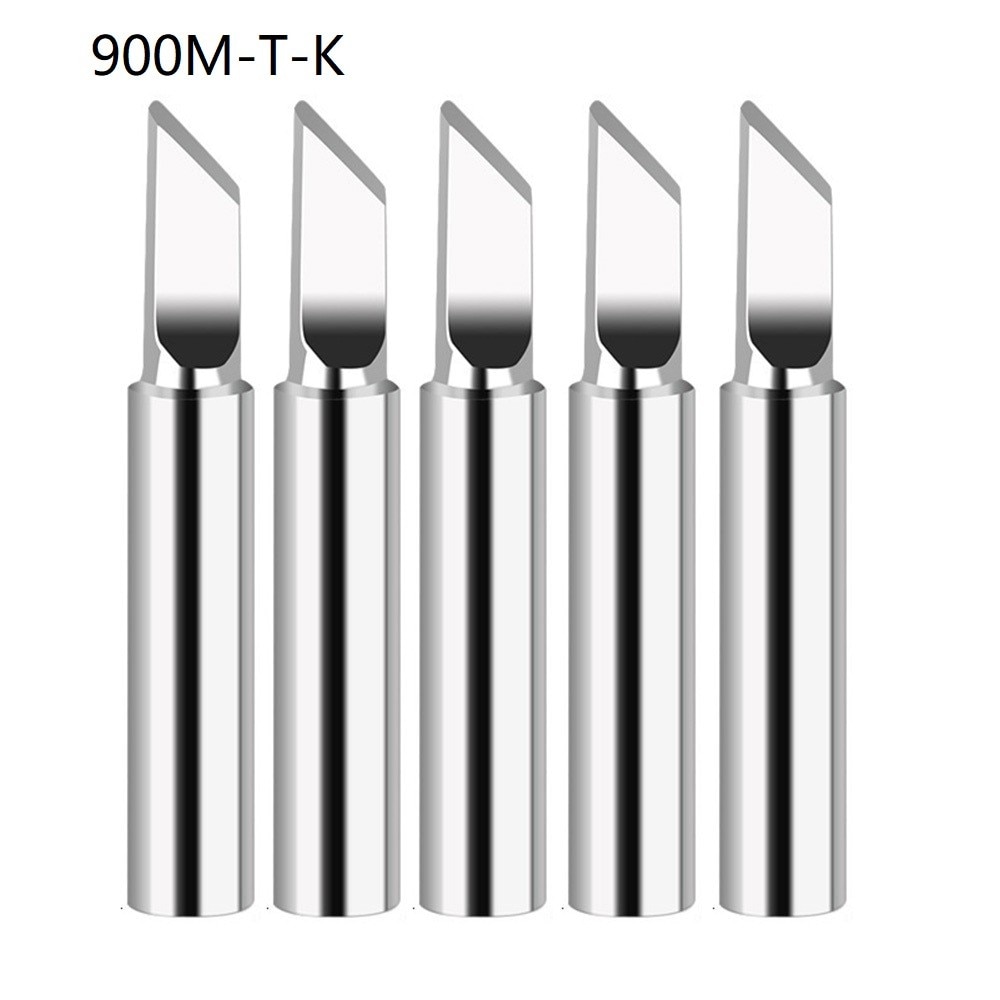 

5 шт., медные наконечники для паяльника 900M-T