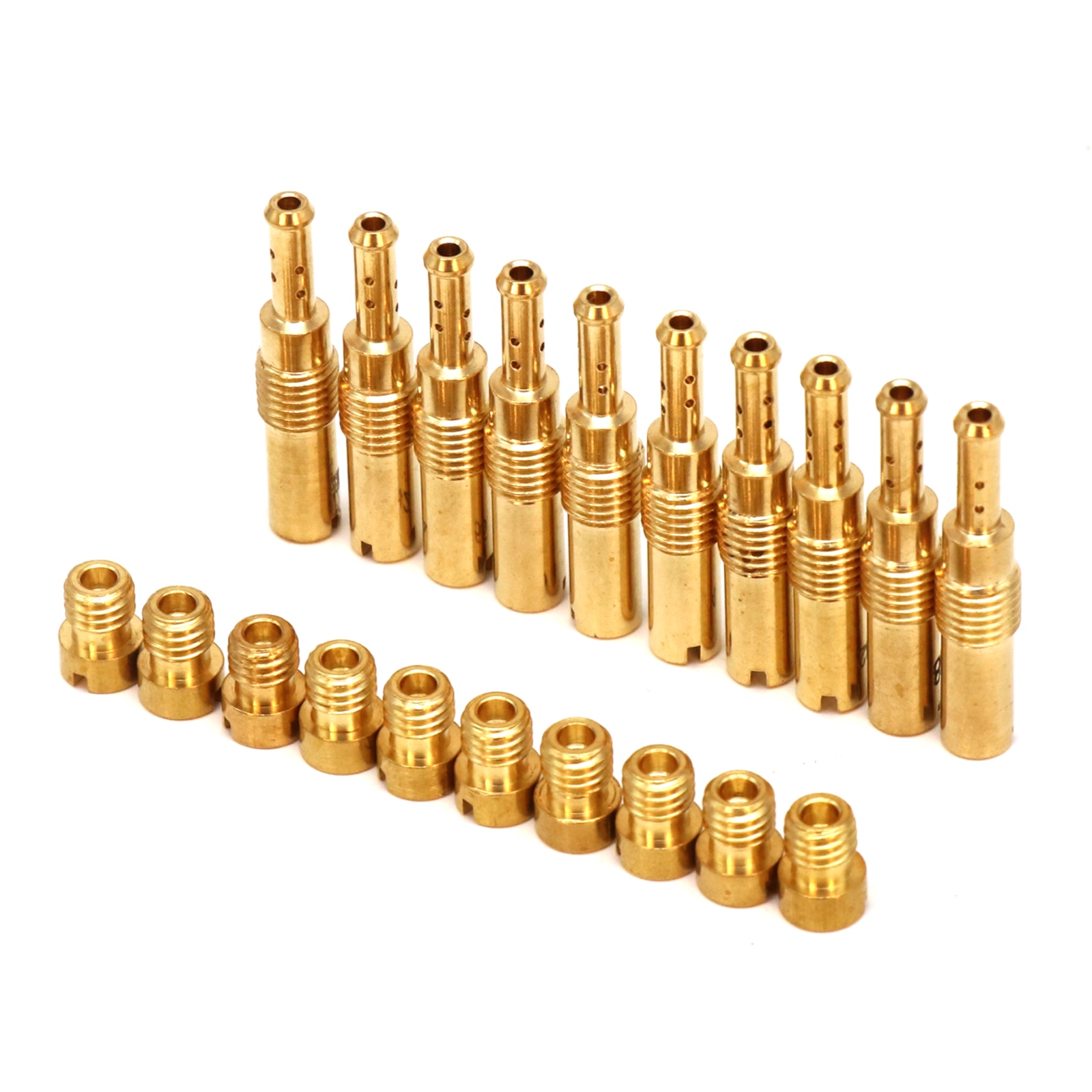

Alconstar-10Pcs Основной комплект карбюратора и 10 шт. медленных/пилотных струй для мотоциклов, струи карбюратора для PWK PWM PE PJ FCR Keihin OKO KOSO