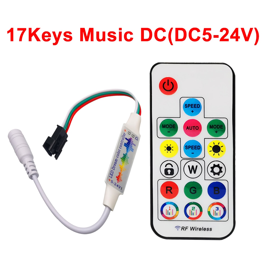 

FUNZENXIN RGB Контроллер с пультом 17 клавиш