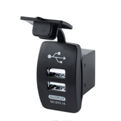 

Универсальное автомобильное зарядное устройство с двумя USB-портами, 5 В, 3,1 А