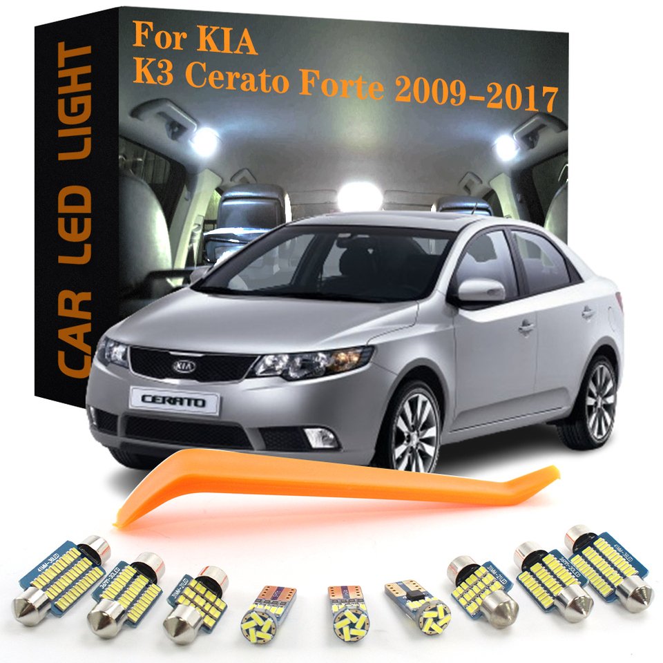 

10 шт., автомобильные аксессуары для KIA Cerato Forte K3 2009 2010 2011 2012 2013 2014 2015 2016