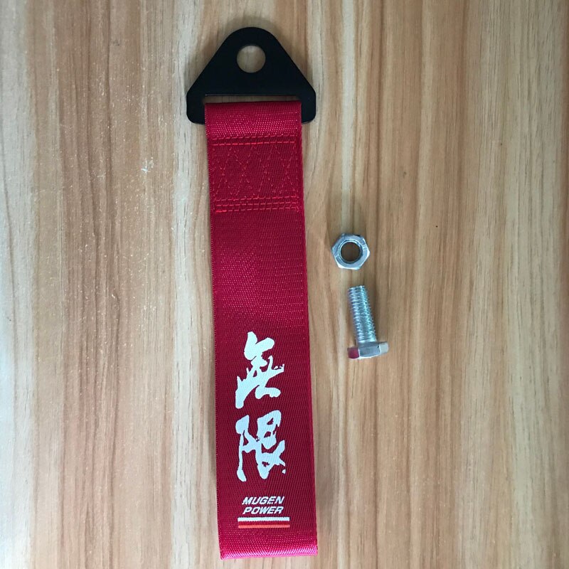 

JDM Для MUGEN Power Hella Flush эмблема автомобильный буксировочный ремень для Honda Civic TOYOTA Nissan Lexus Bmw Mitsubishi Audi буксировочные аксессуары