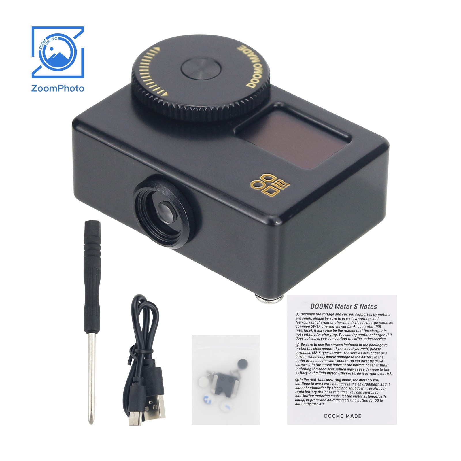 

Фотометр для DOOMO Meter S, латунная версия, высокая точность, долгий срок службы, с OLED-дисплеем 0,66 дюйма