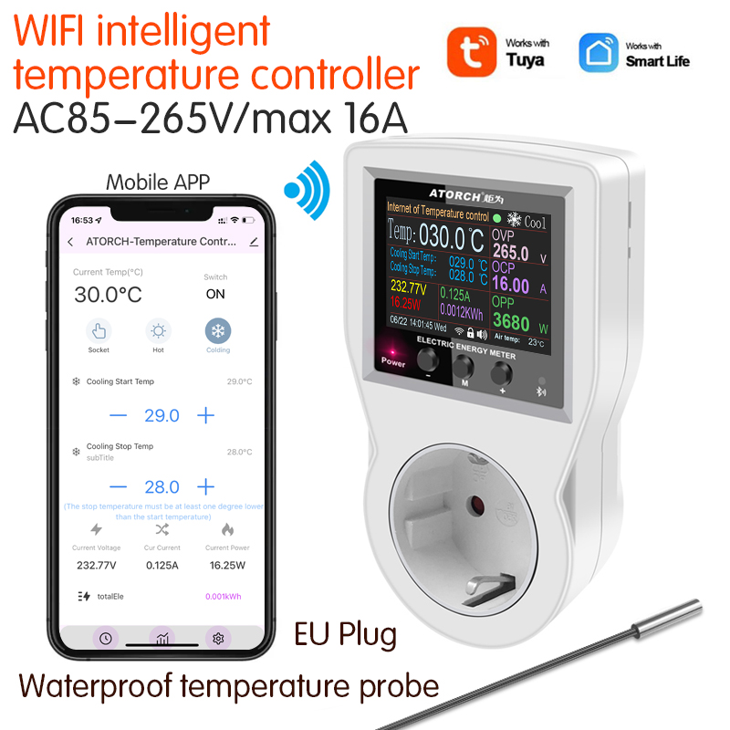 

Умный термостат kksmile WiFi 16А 220В