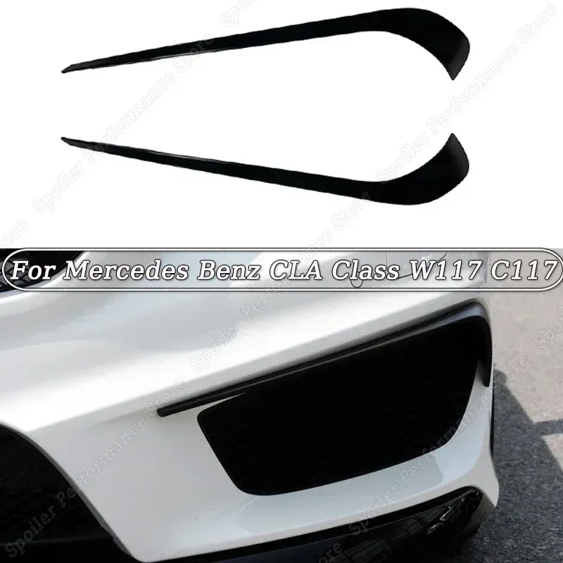 

Для Mercedes Benz CLA Class W117 C117 Автомобильный передний бампер, вентиляционное отверстие, накладка, наклейка CLA45 CLA200 220 250 AMG 2013-2015 ABS