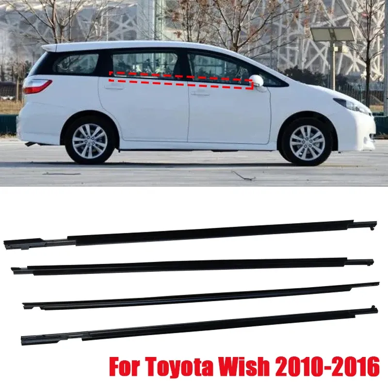 

4 шт., отделка для автомобильных дверей и окон Toyota Wish 2010-2016