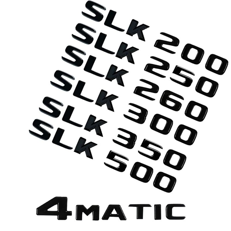 

3d-наклейка на багажник автомобиля Mercedes Benz SLK63 R170 R171 4matic SLK200 SLK300 SLK350 SLK250