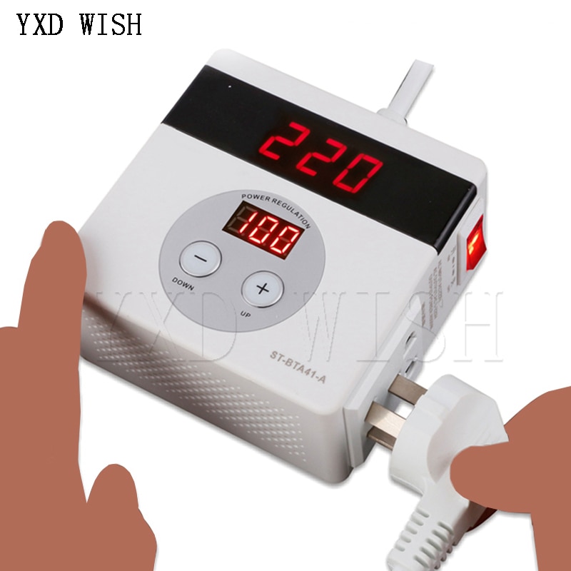 

YXD WISH LED Digital AC 220V 4000W SCR Электронный регулятор напряжения