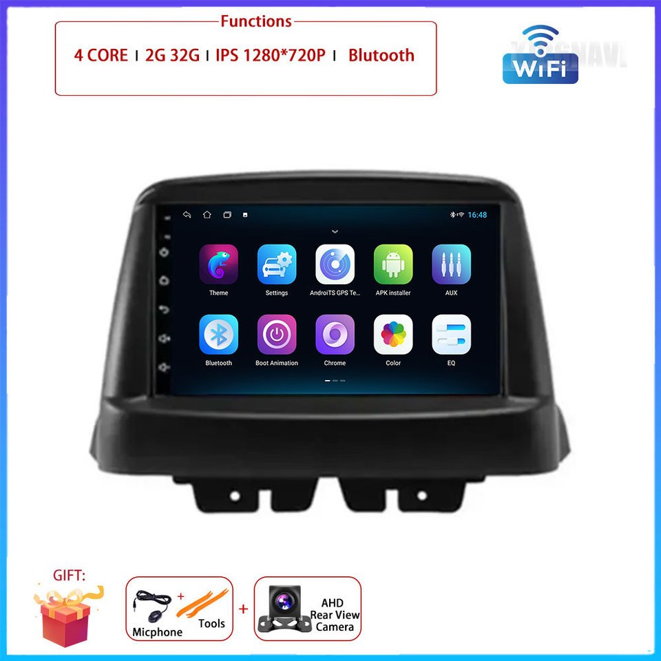 

7-дюймовый Carplay Android 14 DSP Автомобильный радиоприемник стереоплеер Wi-Fi GPS-навигация для FIAT Doblo 2002-2017 WIFI 4G DSP 2 din