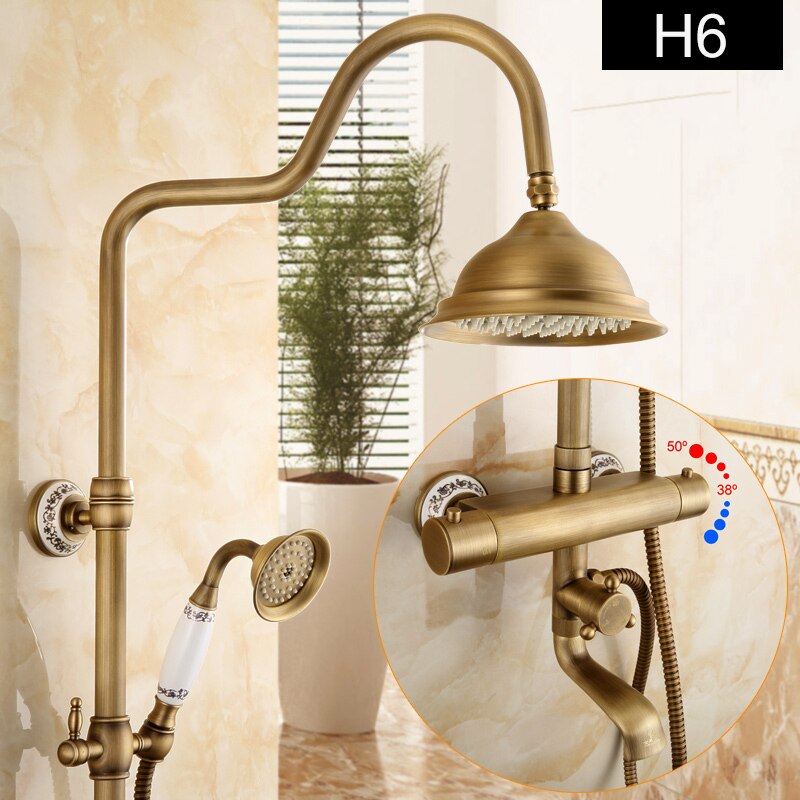 

Душевая система ELLEN HOMEDECOR EL4013 античная бронза