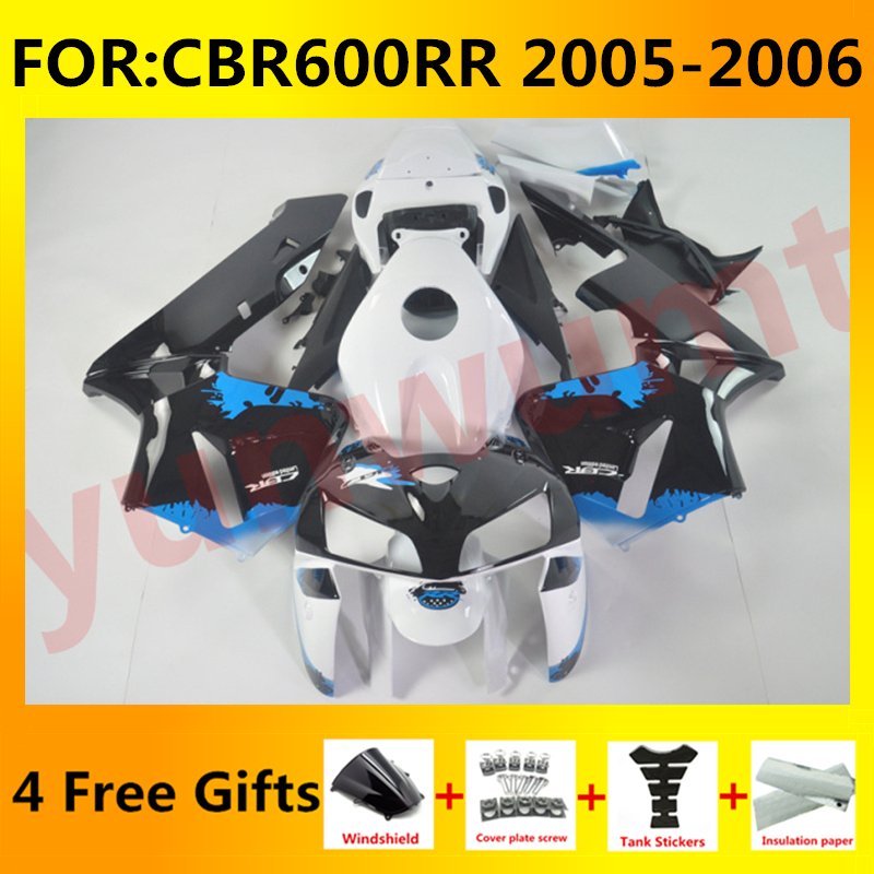 

Комплект обтекателей для мотоцикла CBR600RR F5 05 06 CBR 600 RR 600RR Комплект кузова CBR600 2005 2006 литьевая пресс-форма полный обтекатель zxmt