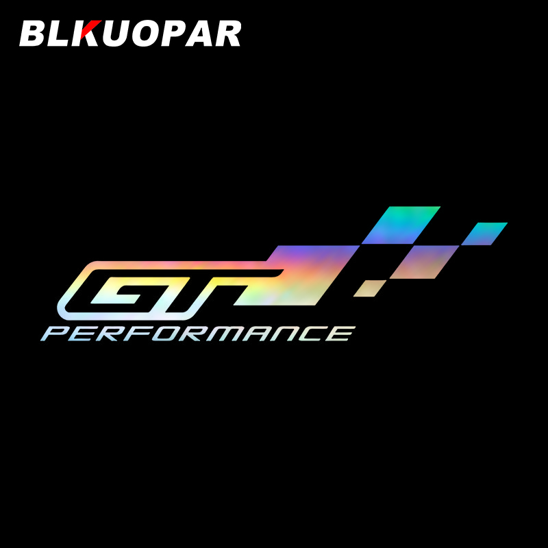 

BLKUOPAR GT логотип автомобильные наклейки графика водостойкая личность окклюзия царапины крутая лазерная наклейка окна украшение бампера