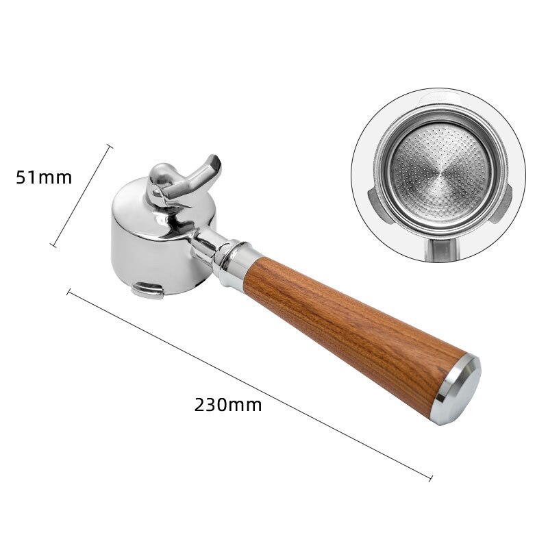 

Кофейный портафильтр 51 мм нержавеющая сталь для Homix Hibrew h11