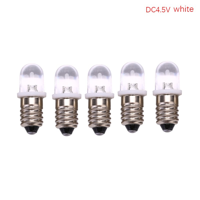 

5 шт. LED лампа E10 HUXUAN белый/теплый белый свет