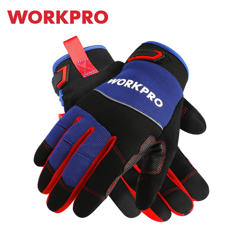 

WORKPRO Сенсорные рабочие перчатки из искусственной кожи