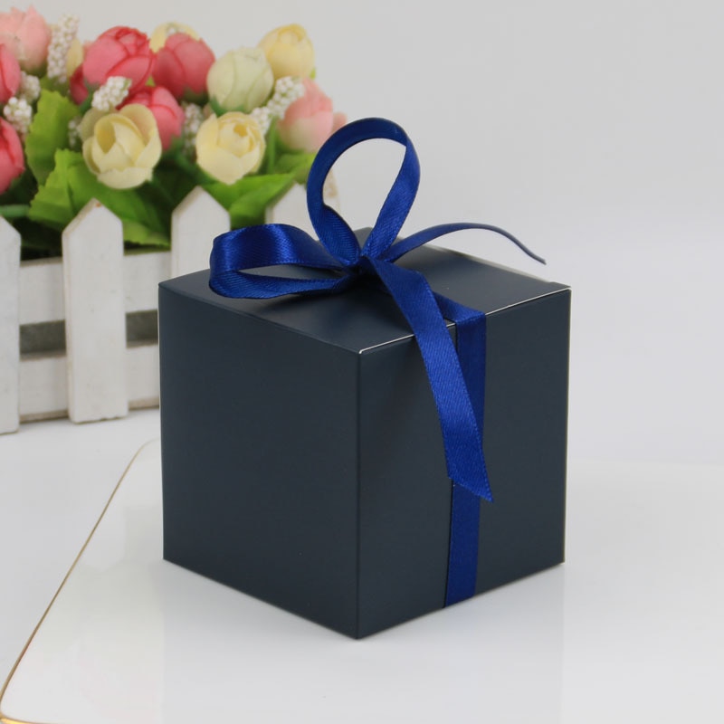 

Квадратные коробки из крафтовой бумаги для конфет, 50 шт., 7,6х7,6х7,6 см