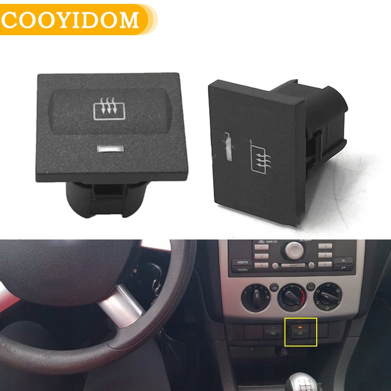

Переключатель нагрева заднего лобового стекла для Ford Focus MK2 2005 2006 2007 2008 2009 2010 2011-2014 Кнопка размораживания