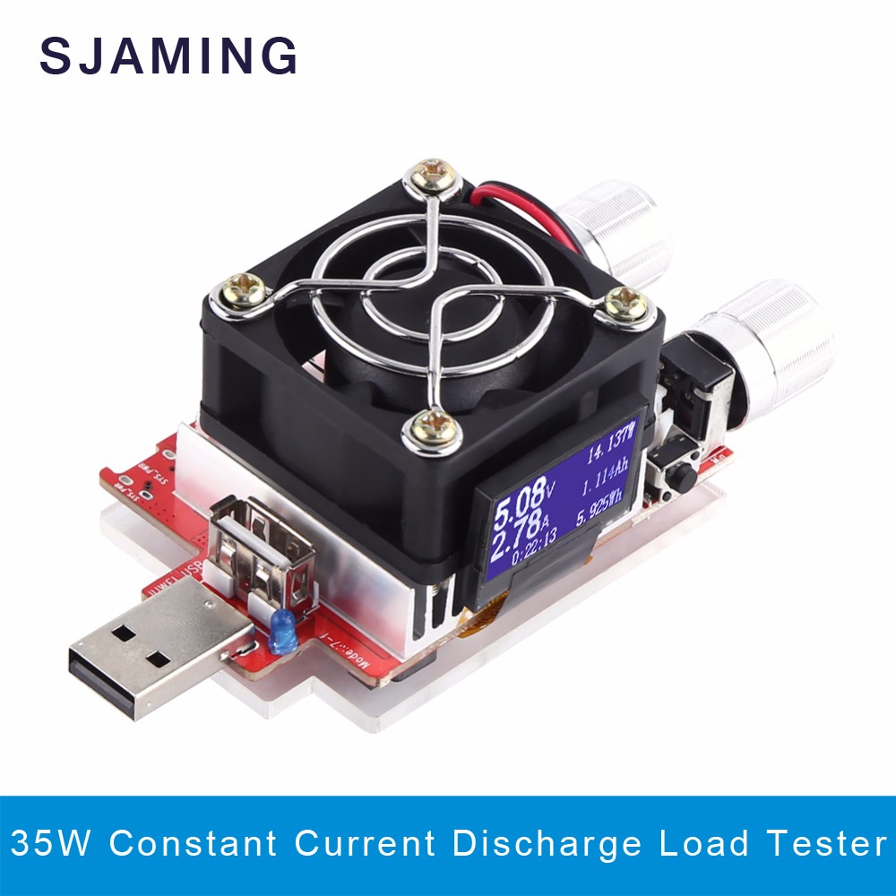 

Электронная нагрузка SJAMING JW-D2LCDS-35W 35 Вт Qualcomm QC2.0/3.0