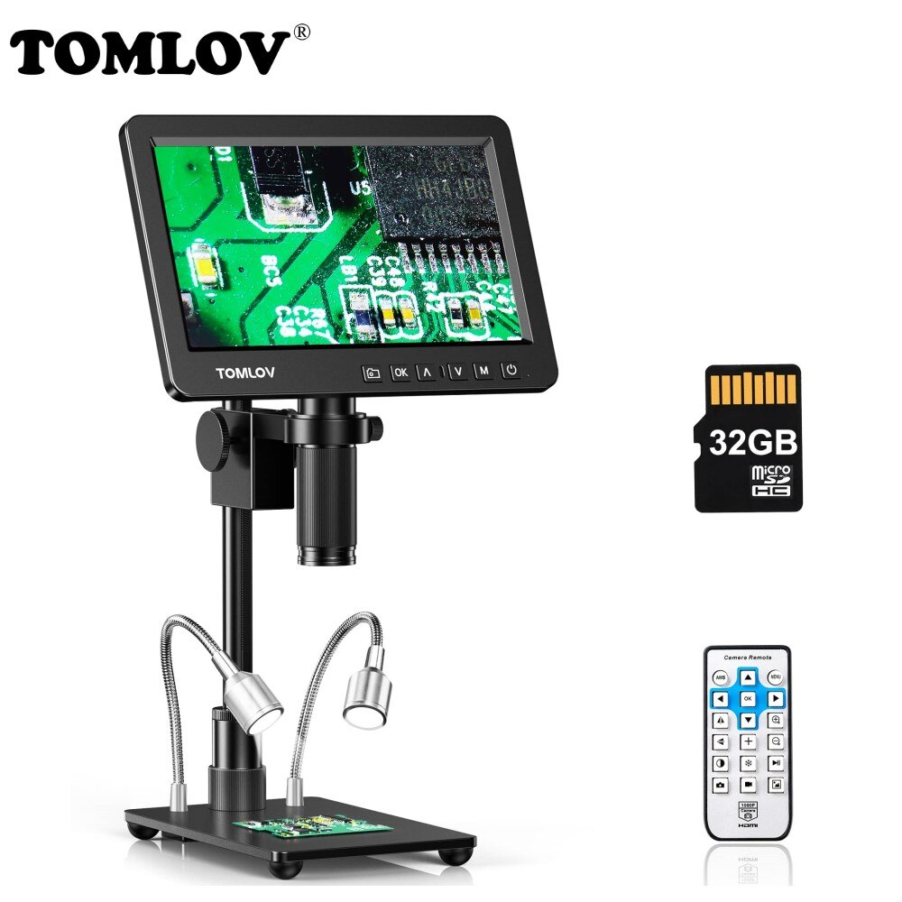

TOMLOV DM209 Цифровой микроскоп 26МП 1200X