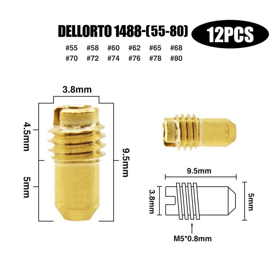 

ZSDTRP Комплект струй холостого хода для Dellorto