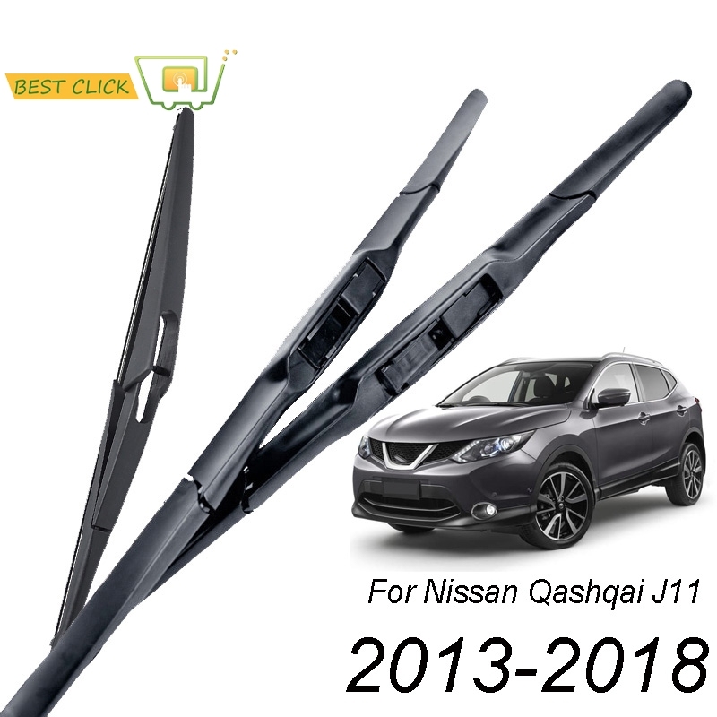 

Щетки стеклоочистителя Misima для Nissan Qashqai J11 2013-2018, 3-секционные передние и задние дворники 2014 2015 2016 2017