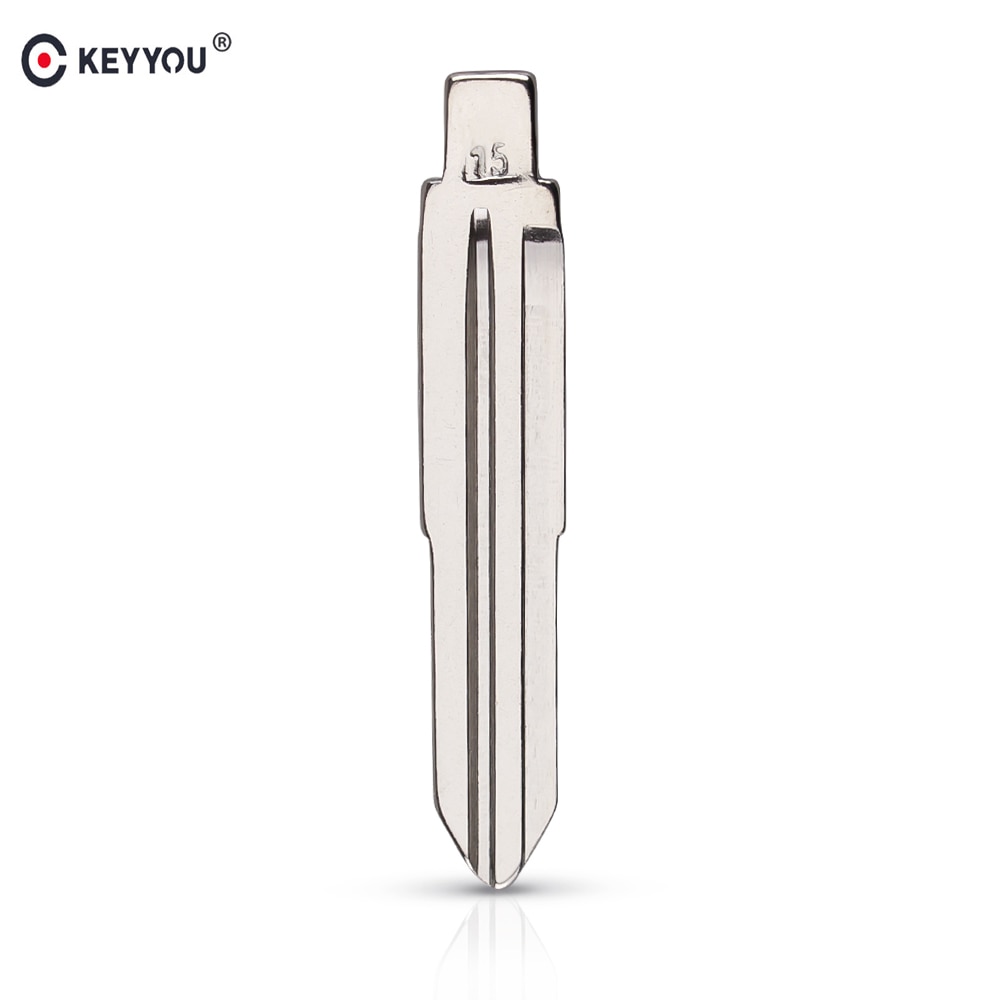 

KEYYOU Uncut Metal NO.15 KD VVDI JMD удаленные весы автомобиля HYN11 Тип лезвия ключа #15 для Hyundai Tucson для Kia Cerato