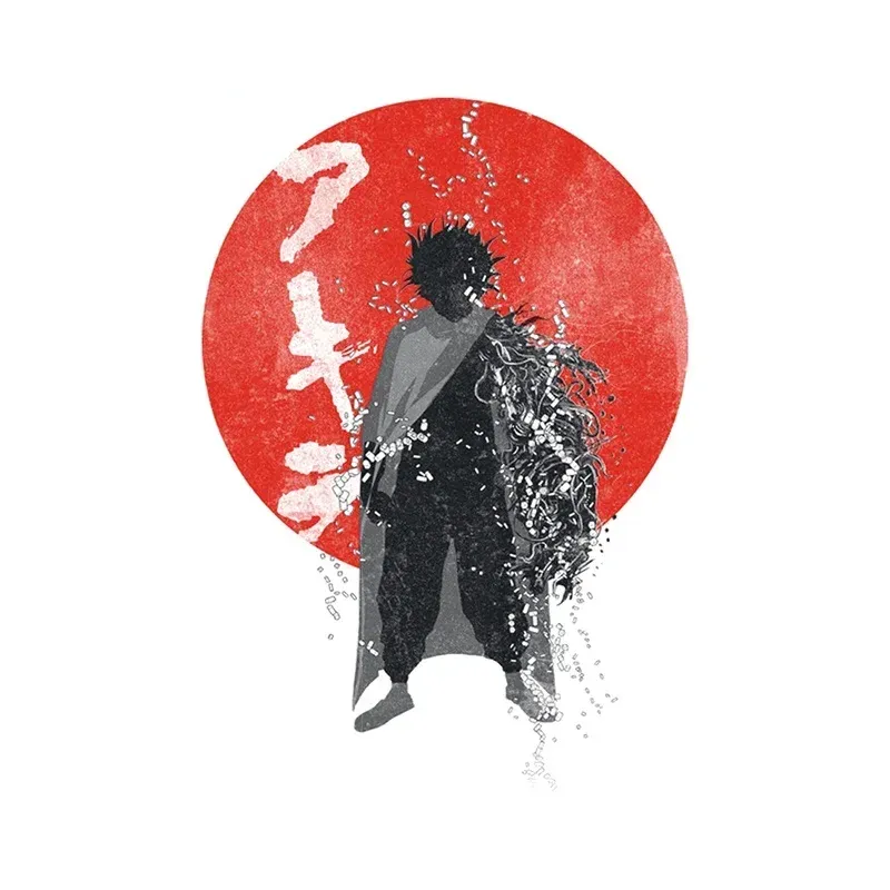 

Автомобильные наклейки Amurai Warrior, виниловые наклейки, украшение для мотоцикла, наклейка, аксессуары, водонепроницаемая защита от солнца, царапины, ПВХ