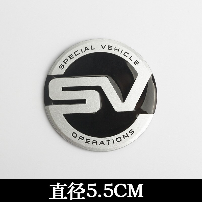 

2 шт. 3D металлический значок SVR SV Багажник Эмблемы кузова автомобильные наклейки для Land Rover Ranger Rover Sport Discovery Defender Freelander