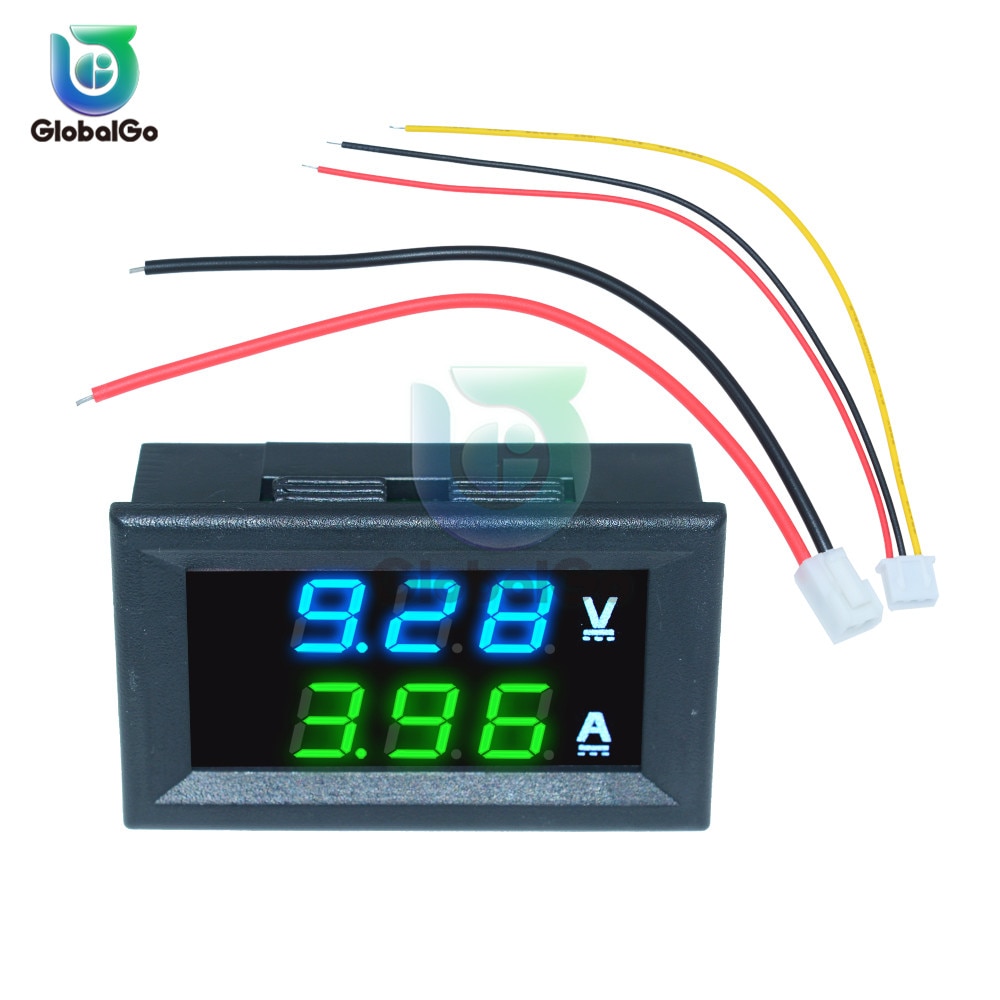 

Aideepen Цифровой вольтметр-амперметр DC 100V 10A