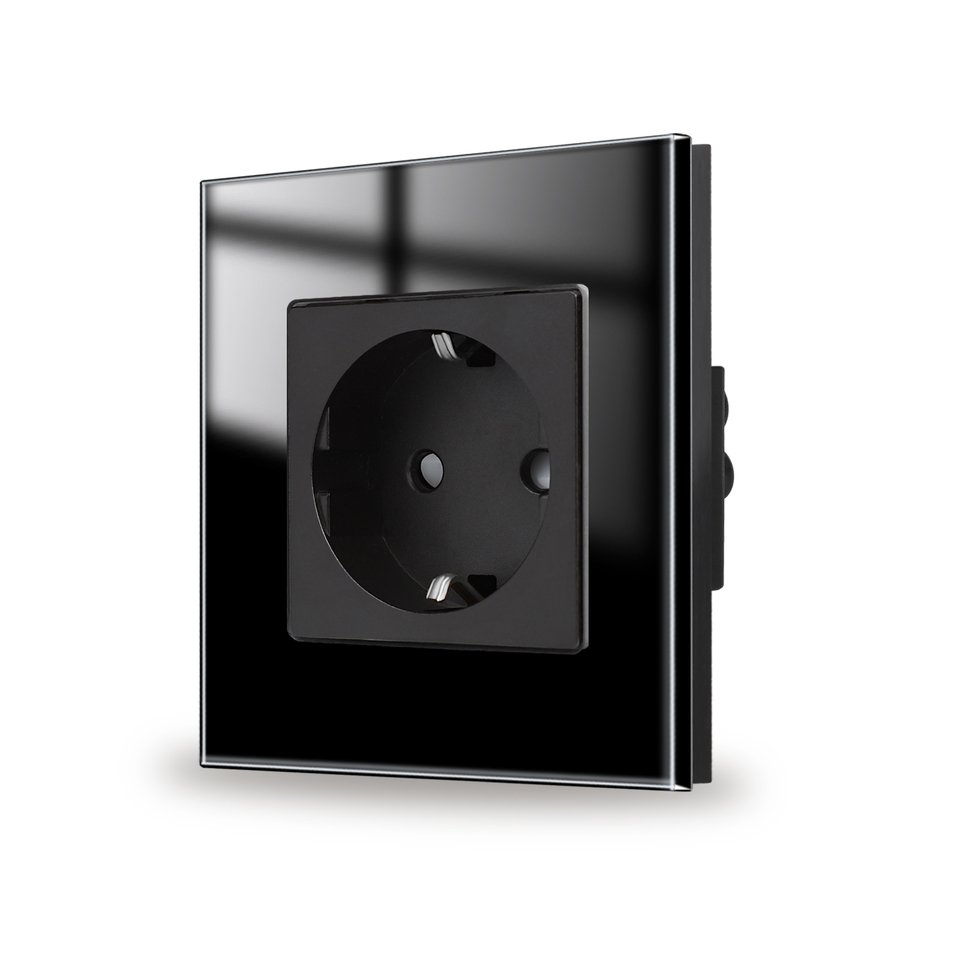 

Сенсорные настенные розетки Bingoelec с евророзетками, выключатели питания USB Type-c, 1/2/3 клавиши, 1 канал, настенный выключатель и электрические розетки