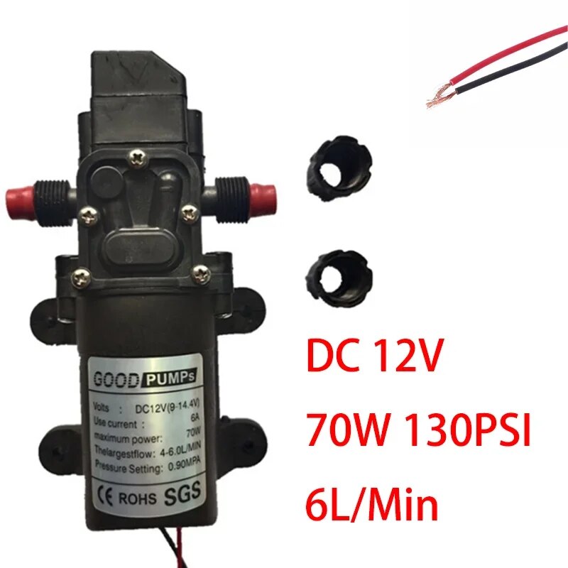 

Мембранный самовсасывающий насос Micro DC 12В