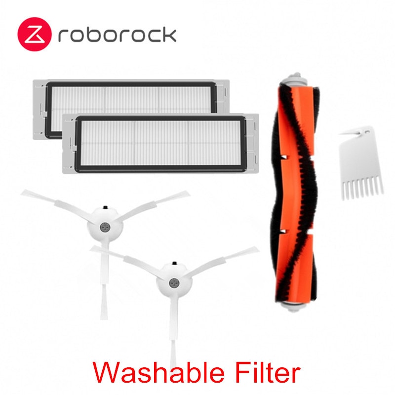 

Аксессуары Roborock для робота-пылесоса Mi 1/1S/SDJQR01RR/SDJQR02RR / S50/S51, щеточный фильтр части швабры